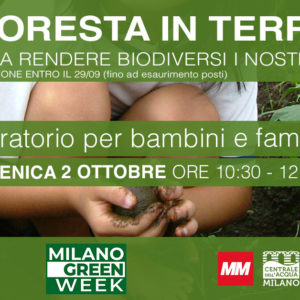 Una foresta in terrazzo. Impariamo a rendere biodiversi i nostri balconi - Laboratorio per bambini e famiglie | Domenica 2 ottobre dalle 10.30 alle 12.30 - Milano Green Week