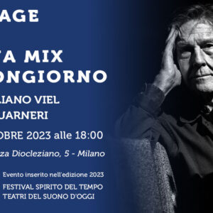 John Cage | Milano, Fontana Mix, Mike Bongiorno - con Massimiliano Viel e Ermanno Guarneri Martedì 3 ottobre alle 18